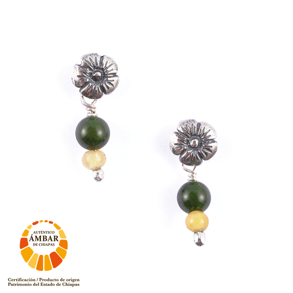 Aretes Flor Teresita